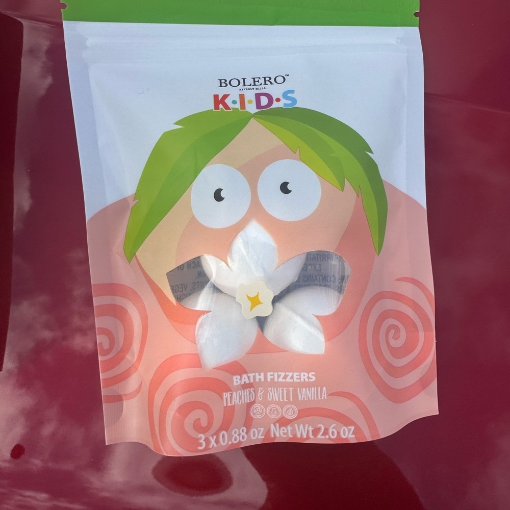 Kids Bath Fizzers - Green and White - Picture 2 of 6